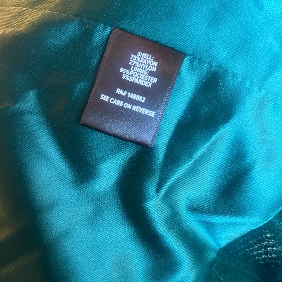 Torrid Teal Velvet Women's Moto Jacket NWT - Picture 9 of 10